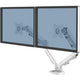 Fellowes brazo doble para monitor EPPA ajustable en altura blanco