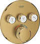 Termostato da incasso per doccia o vasca Grohe grohtherm smartcontrol - 3 pulsanti - spazzolato cool Sunrise (oro opaco) - 29121gn0