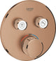 Grohe grohtherm smartcontrol inbouw douchethermostaat - 2 knoppen - brushed warm sunset (mat brons) - 29119dl0