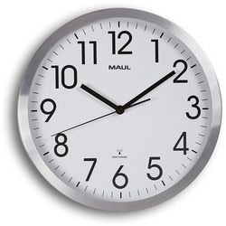 Orologio da parete maul maulmove radiocontrollato bianco, argento