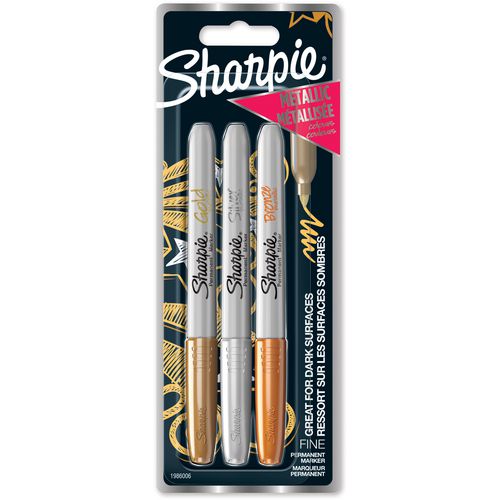 Surtido de rotuladores permanentes sharpie pk3