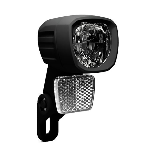 Herrmans koplamp nordic cl3 dynamo 100 lumen - zwart