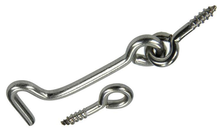 Mack 1019902 - gancho de viento acero inoxidable 1 ud 4,0 x 60 mm | 10 piezas