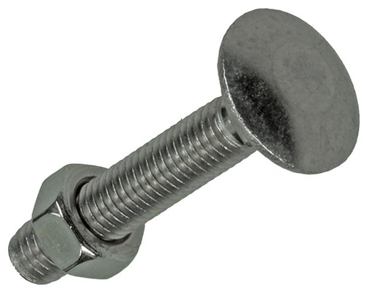 Mack 1019905 - perno madera + tuerca acero inoxidable 6uds m5x30 mm | 10 piezas