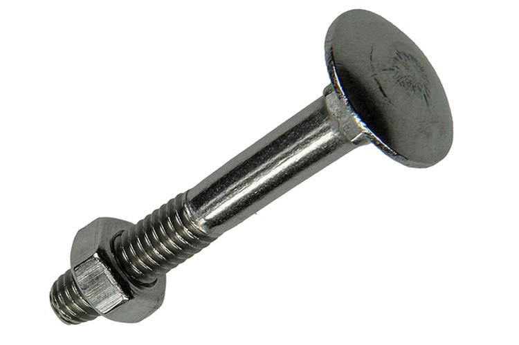 Mack 1019908 - perno madera + tuerca acero inoxidable 4pzs m6x40 mm | 10 piezas
