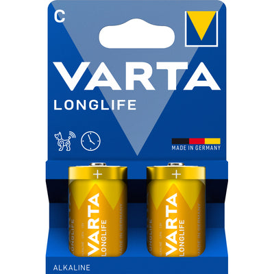 Varta Battery Longlife Alkaline LR14 C (2x)