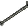 Mack 1019912 - perno para madera + tuerca acero inoxidable 2 piezas m6 x 80 mm | 5 piezas