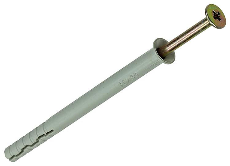 Mack 1017909 - taco clavo de nylon poliamida 9 piezas 6 x 80 mm | 5 piezas