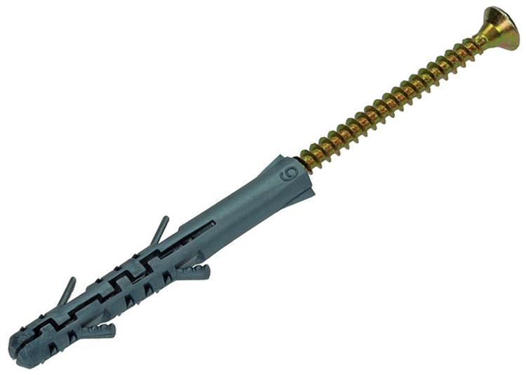Mack 1019932 - enchufe largo exp.polieth. + scr. 4x70 12uds 6x55mm | 5 piezas