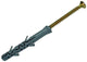 Mack 1019932 - enchufe largo exp.polieth. + scr. 4x70 12uds 6x55mm | 5 piezas