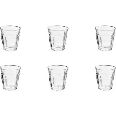 Duralex vetro piccardia 160ml confezione da 6