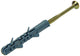 Mack 1019933 - enchufe largo exp.polieth. + scr. 5x80 8 piezas 8 x 65 mm | 5 piezas