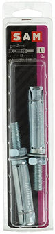 Mack 1019943 - perno de cuña con espárrago roscado. galvanizado2 piezas m10 x 100mm | 5 piezas