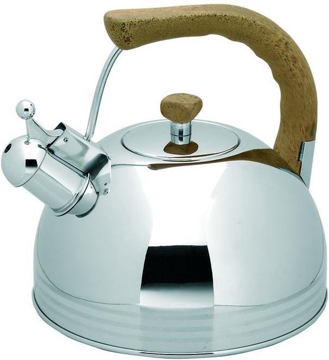 Lacor fluitketel - 4l - rvs - alle warmtebronnen