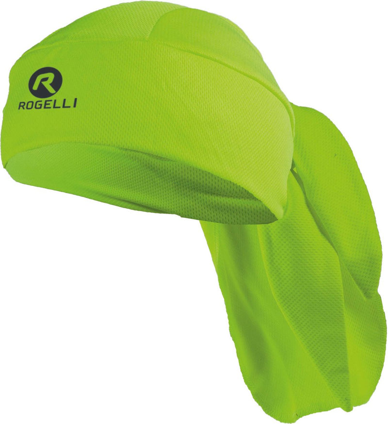 Rogelli bandana wielrennen heren en dames - fluorgeel - one size
