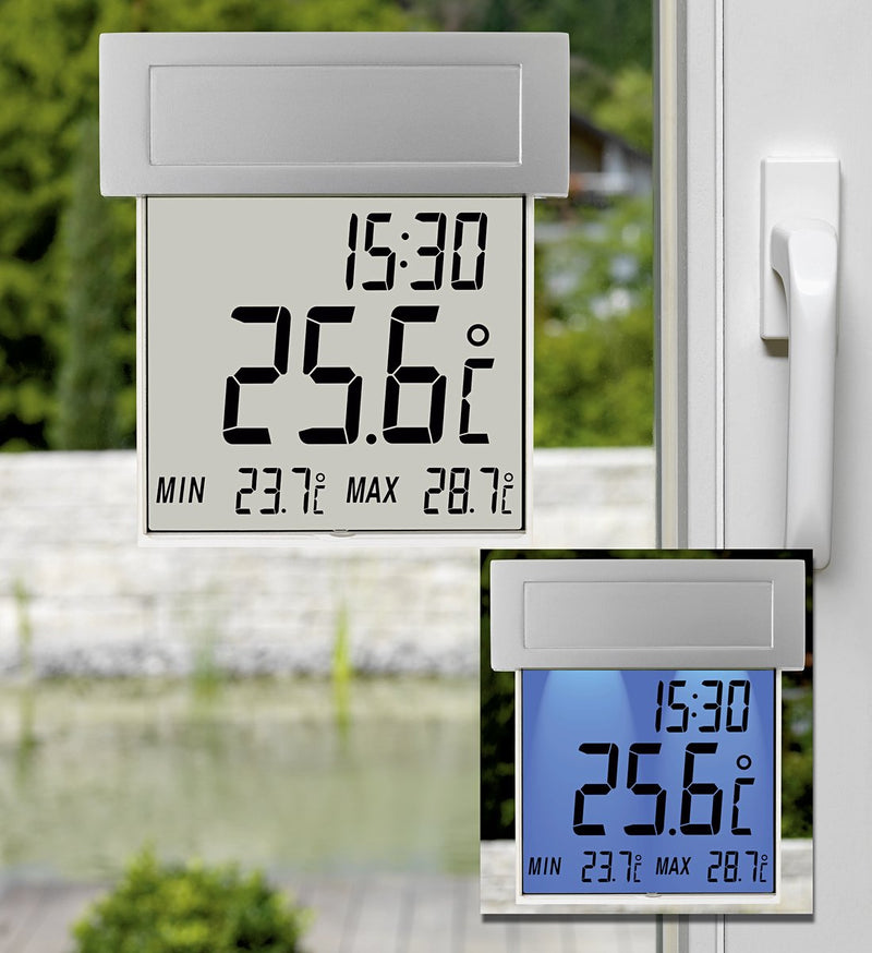 Tfa dostmann vision solar 30.1035 termómetro plateado