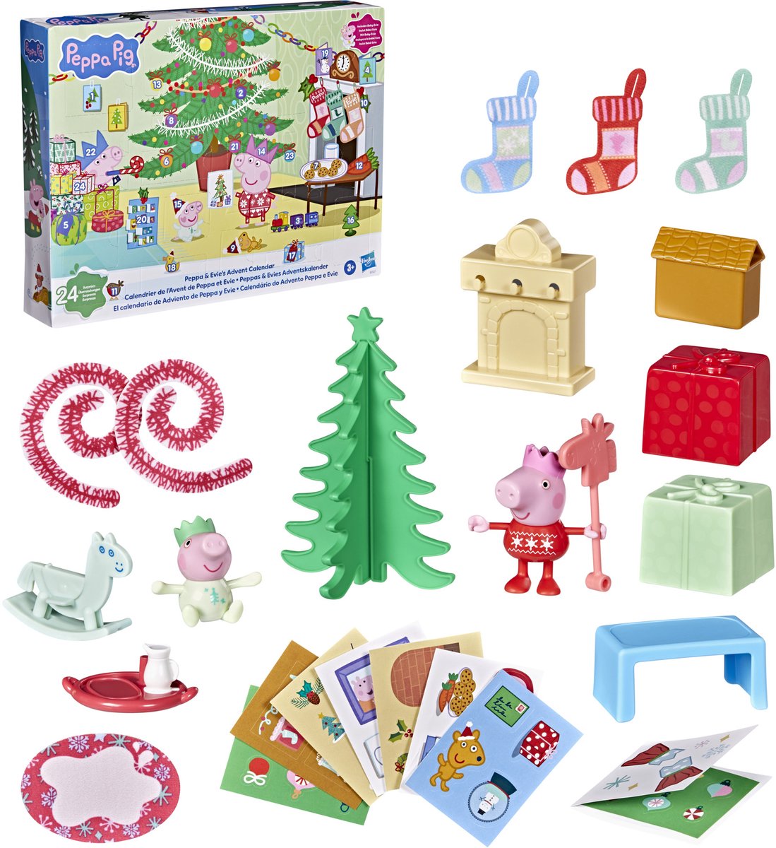 Peppa Pig Peppa ed Evie - Calendario dell'Avvento