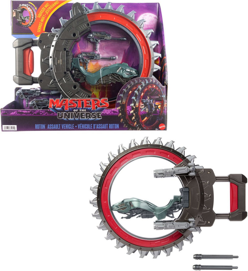 Veicolo roton del film Masters of the Universe 2026: 2 lame rotanti e 2 set di blaster