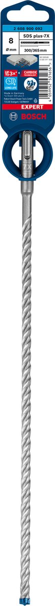 Taladro percutor bosch expert sds plus-7x 8 x 300 x 365 mm