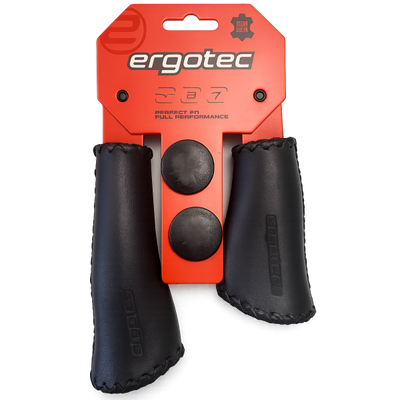 Ergotec maneja el cuero de monaco largo negro corto