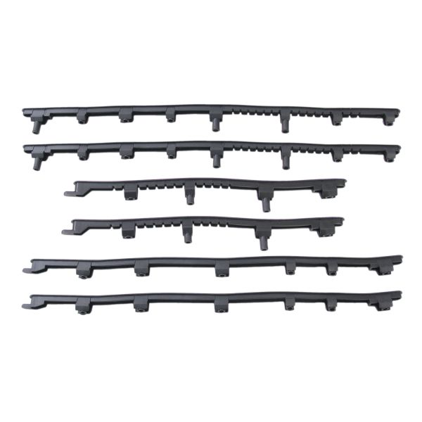 Edge Treeplankrubber set 6 feste s lx nero
