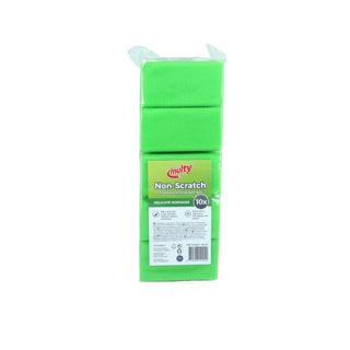 Multy spugne calde verdi bianchi 10 pezzi