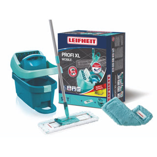 Leifheit Leifheit 55167 Profi Floor Limpiadores XL 42 cm Sistema completo con ruedas Micro Duo + Static Plus