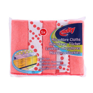 Paños de microfibra 5 piezas multy