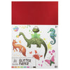 Creative Craft Group Glitter Paper A4, 8 fogli e 8 colori