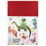 Moxy glitter papier a4 8 vel 150 gram - afbeelding 1