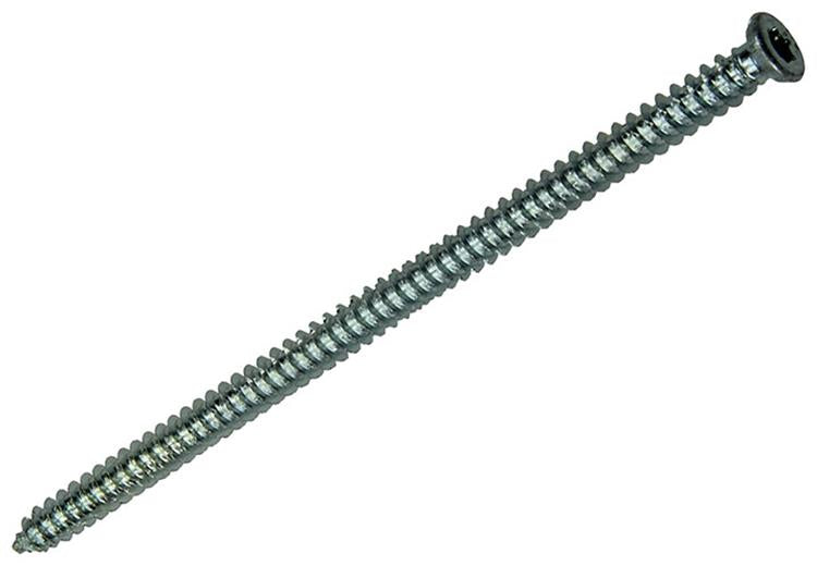 Mack 1019966 - tornillo para ventana de hormigón galvanizado con cabeza 4 piezas 7,5 x 152 mm | 5 piezas