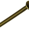 Mack 1017929 - clavo cabeza convexa latón 100 gr1,5 x 25 mm | 5 piezas