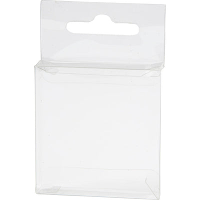 Scatole per imballaggio in PET, dimensioni 51x54x10 mm, 100 pezzi, 1 scatola
