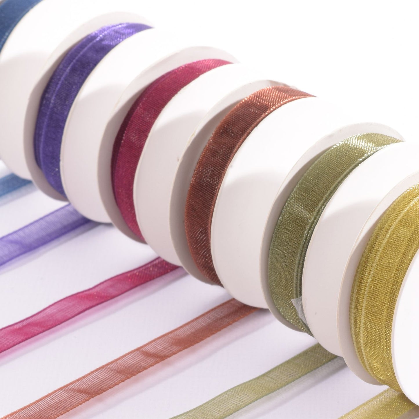Vaessen creative • nastro di organza 6 colori 6mmx2m autunno
