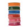 Vaessen creative • nastro di organza 6 colori 3mmx2m estivo