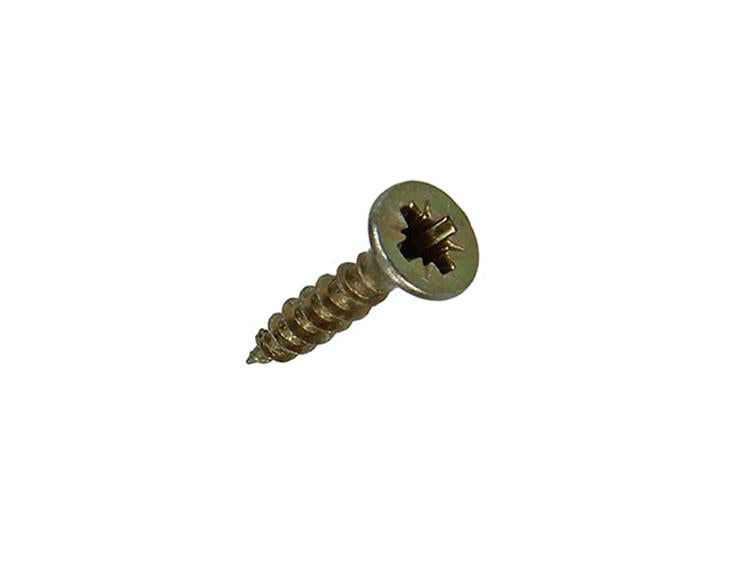Mack 1017959 - tornillo para aglomerado con cabeza galvanizado amarillo 200uds 3,0 x 16 mm | 5 piezas