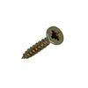 Mack 1017960 - tornillo para aglomerado con cabeza galvanizado amarillo 175ud 3,0 x 20 mm | 5 piezas