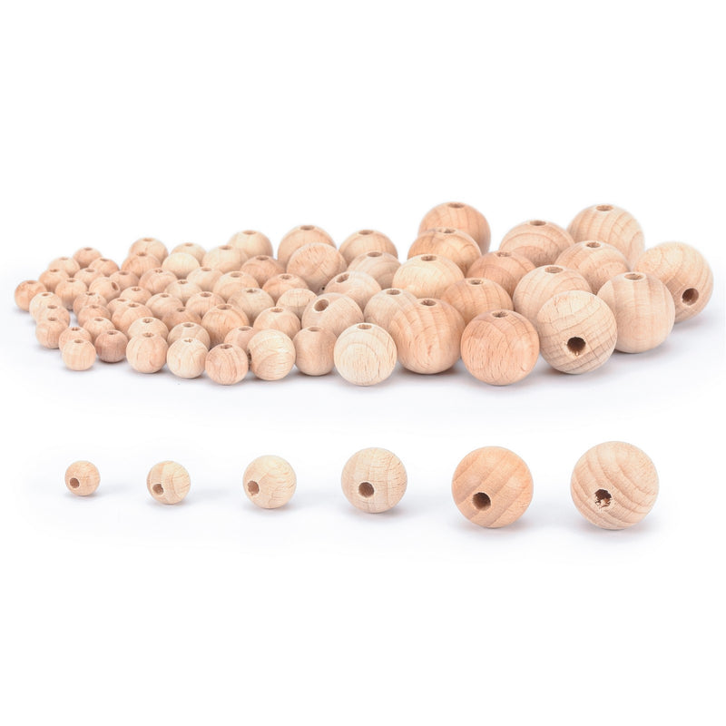 Vaessen creative • set di perline di legno