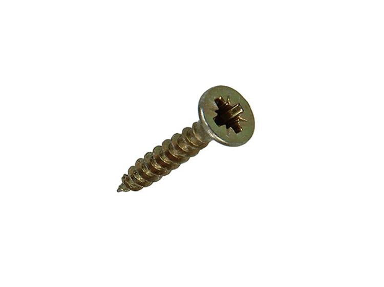 Mack 1017963 - tornillo para aglomerado con cabeza galvanizado amarillo 100uds 3,5 x 20 mm | 5 piezas
