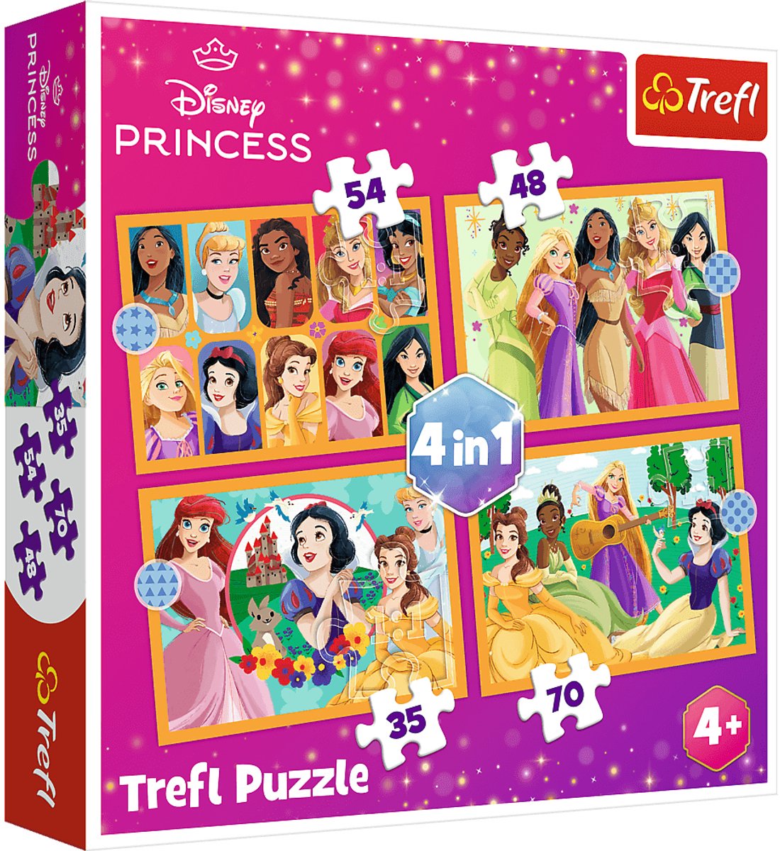 Trefl rompecabezas disney 4 en 1