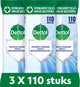 Detergente per salviette Dettol 110 pezzi - 3 pezzi - confezione risparmio