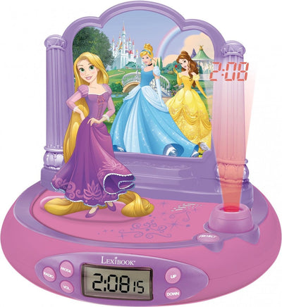 Lexibook reloj proyector princesas disney rapunzel con sonidos mágicos