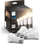 Lampada standard Philips hue - luce bianca calda - confezione da 4 - e27 - 800lm