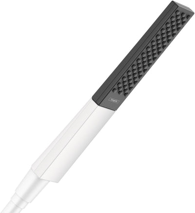 Hansgrohe rainfinity rod hand shower 100 1jet matt white