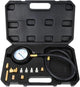 Geko automatische drukmeter set - 0-500 psi - 12 adapters - 60 cm slang