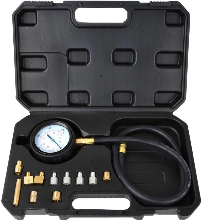 Set manometro automatico Geko - 0-500 psi - 12 adattatori - tubo da 60 cm