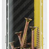 Mack 1017983 - Tornillo para aglomerado con cabeza chapada en amarillo. 20 piezas 4,5 x 80 mm | 5 piezas