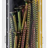 Mack 1017991 - Tornillo para aglomerado con cabeza chapada en amarillo. 20 piezas 5,0 x 80 mm | 5 piezas