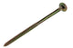 Mack 1017999 - Tornillo para aglomerado con cabeza chapada en amarillo. 12 piezas 6,0 x 120 mm | 5 piezas