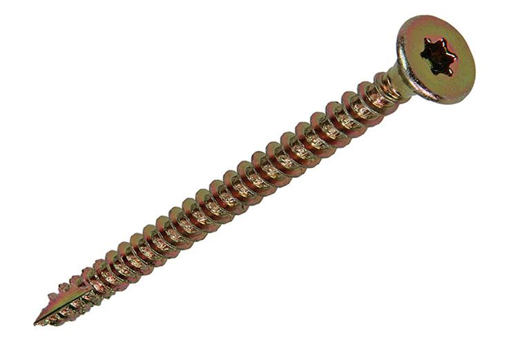 Mack 1018019 - spainplschr.vzkop-automontaje chapado en amarillo 25 piezas 4,5 x 60 mm | 5 piezas